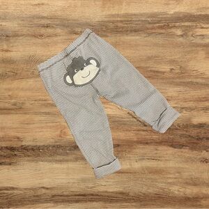 Carter’s Striped Monkey Baby Pants 9M